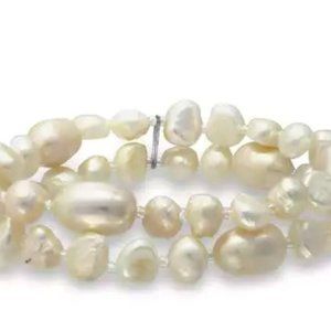 Fresh Water Pearl 2 Strand slip on Bracelet